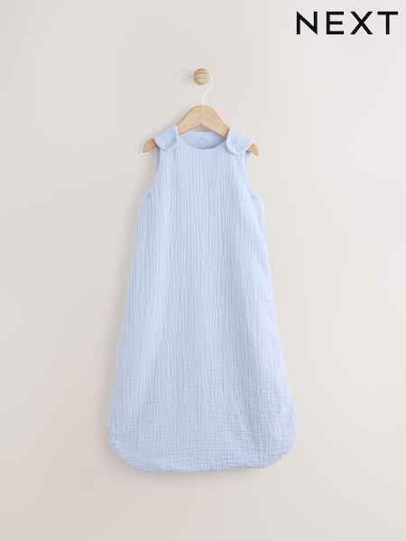 Modern Blue Muslin 1 Tog Baby 100% Cotton Sleep Bag (AV0980) | KRW55,500 - KRW64,000