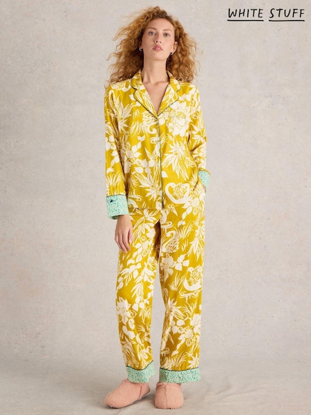 Gelb - White Stuff Nina Organic Pyjamas Shirt (AV0981) | 37 €