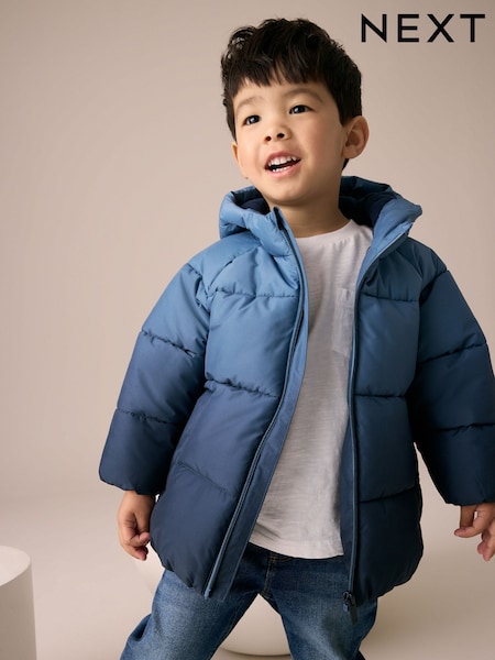 Blue Dip-Dye Padded Coat (3mths-7yrs) (AV0988) | €25 - €30