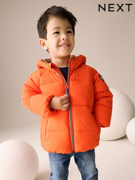 Orange Padded Coat (3mths-7yrs) (AV0991) | AED102 - AED122