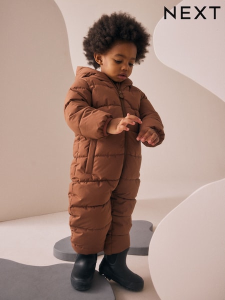 Brown Shower Resistant Snowsuit (3mths-7yrs) (AV1008) | R$ 315 - R$ 355