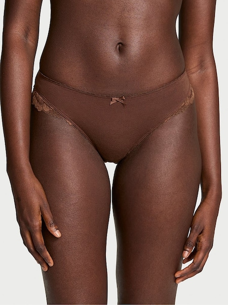 Victoria's Secret Ganache Nude Bikini Lace Trim Knickers (AV1060) | €10.50