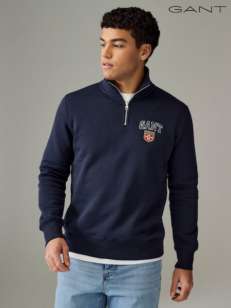 GANT Blue Graphic Half Zip Jumper (AV1129) | 7,210 UAH