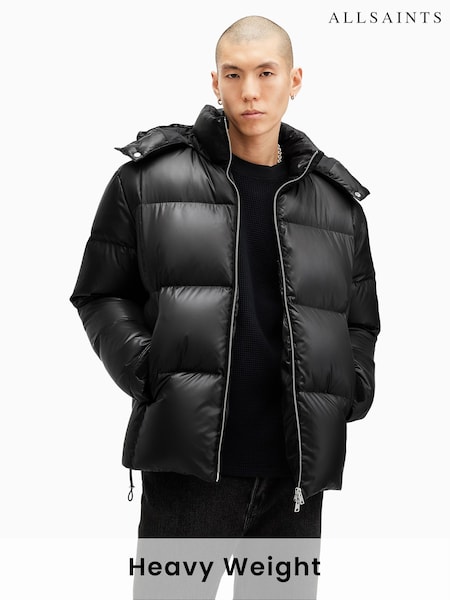 AllSaints Black Lupin Puffer Jacket (AV1200) | €396