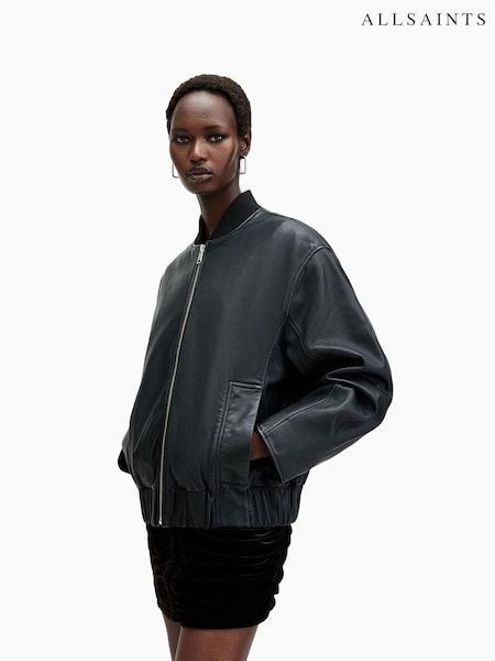 Allsaints Yara Lea Bomber Jacket (AV1204) | ‏2,007‏₪