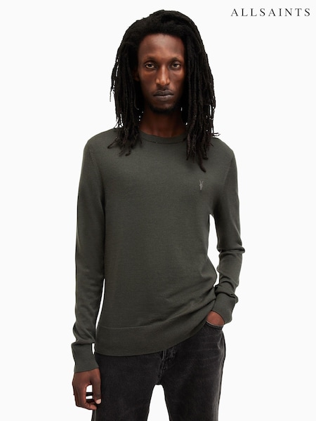 Allsaints Mode Merino Crew Neck Jumper (AV1235) | ‏478‏₪