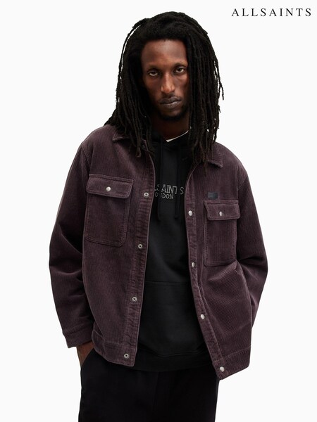 AllSaints Purple Castleford 100% Cotton Shirt (AV1243) | 8,952 UAH