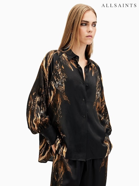 AllSaints Black Oana Shirt (AV1267) | 9,553 UAH