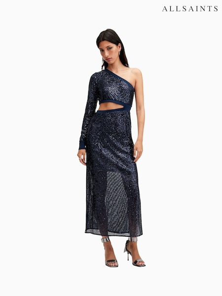 AllSaints Blue Daisy Topaz Dress (AV1275) | €285