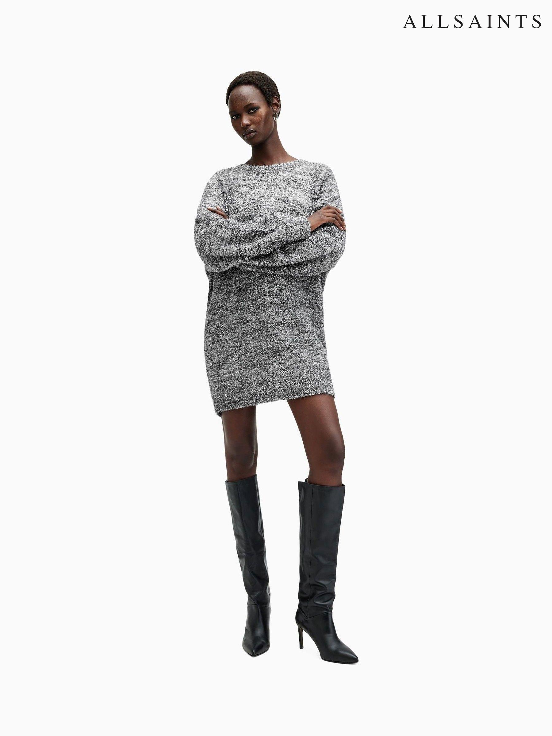 Women s AllSaints Jumper Dress Plain Long Sleeve Dresses Next Luxembourg