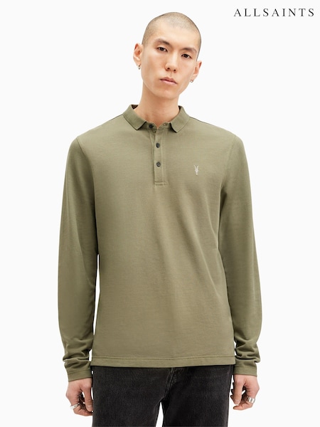 AllSaints Reform Longsleeves Polo Shirt (AV1296) | ‏437 د.إ.‏