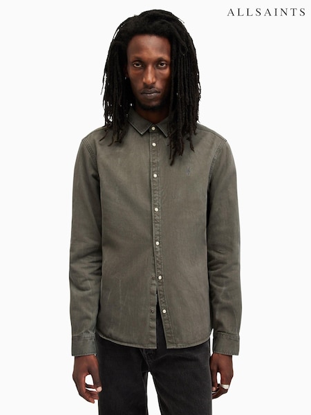 AllSaints Green Staveley Shirt (AV1297) | €142