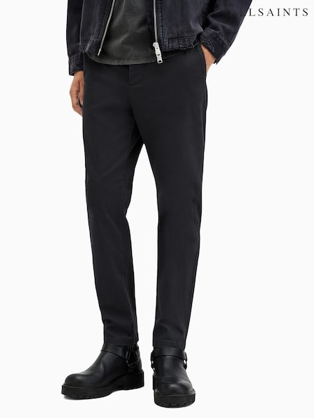 AllSaints Black Walde Chino Trousers (AV1335) | €142