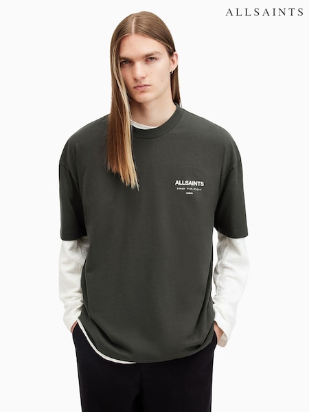 AllSaints Underground Short Sleeve Crew 100% Cotton T-Shirt (AV1337) | € 72