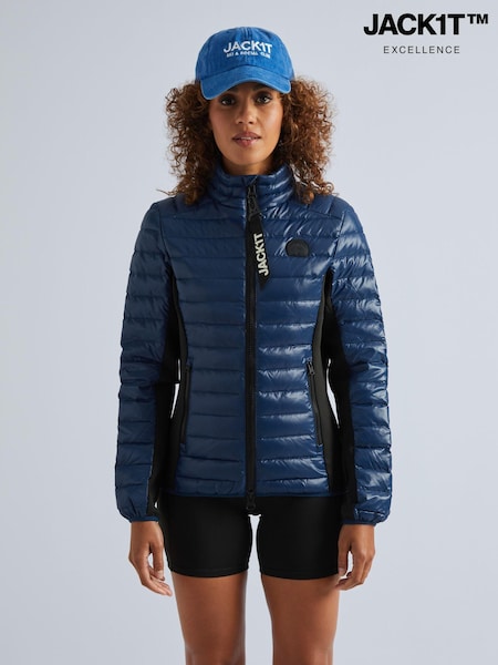 כחול  - Jack1t Sport L1te Funnel Down Jacket (AV1449) | ‏1,081‏₪