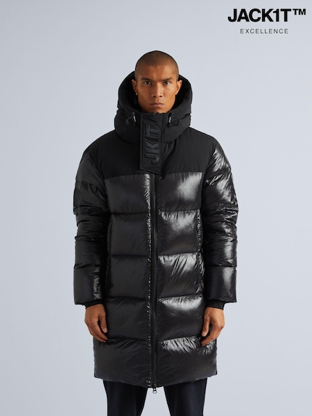 שחור - Jack1t Diamond Down Black Coat (AV1459) | ‏1,936‏₪