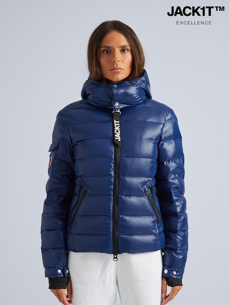 כחול  - Jack1t Squadra Slick Racer Jacket (AV1467) | ‏1,484‏₪