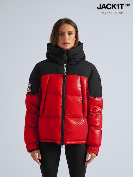 JACK1T Luna Down Hooded Puffer Black Jacket (AV1499) | €417