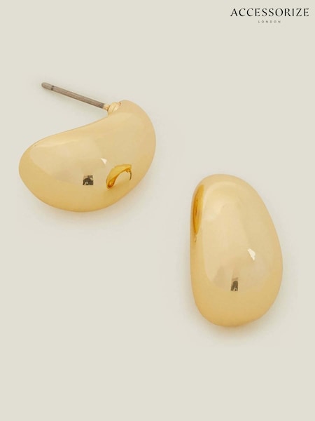 Accessorize Tone 14ct Medium Teardrop Stud Earrings (AV1626) | € 18