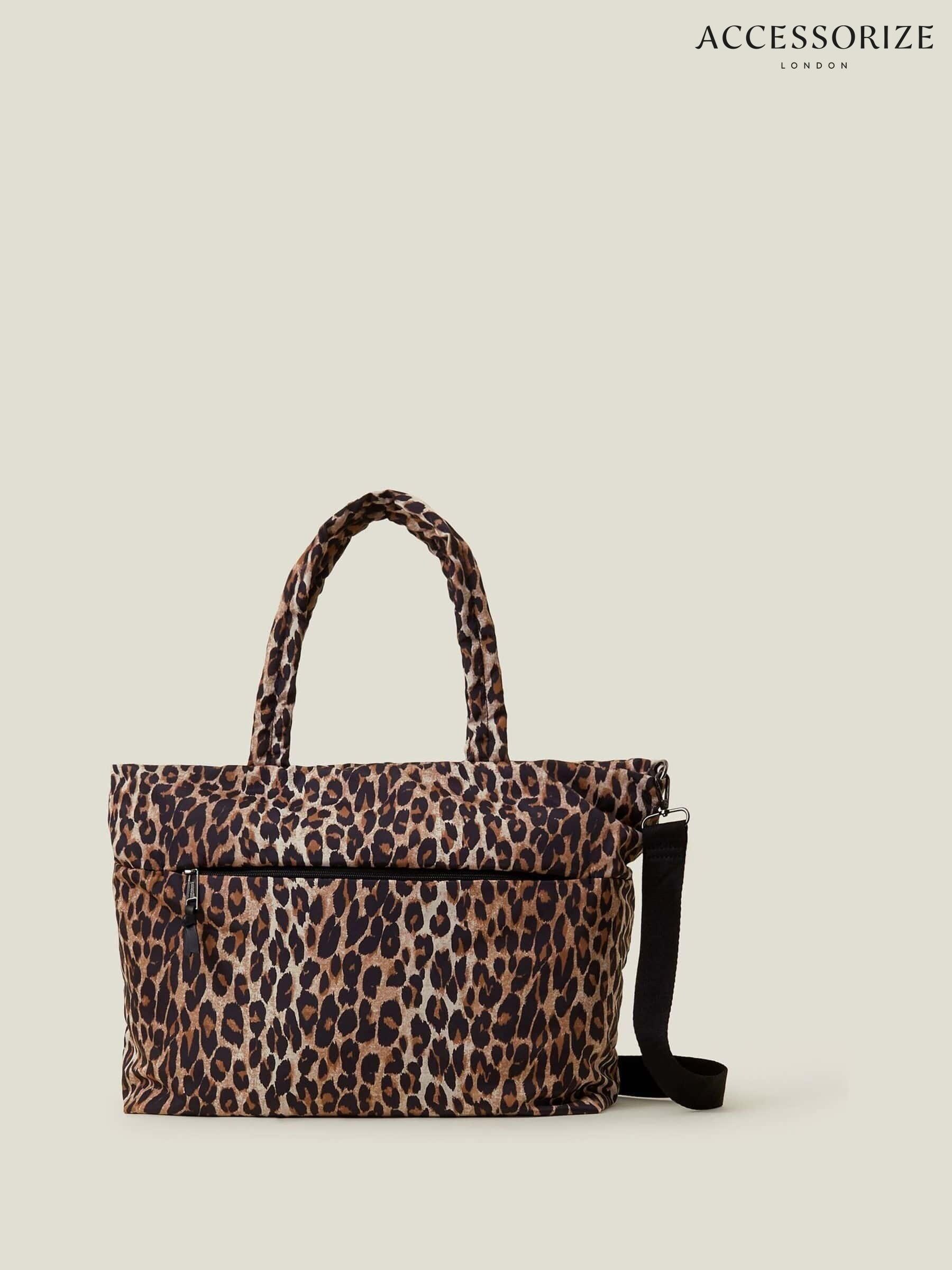 Accessorize animal print bag top