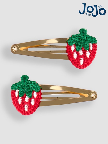 JoJo Maman Bébé Red Strawberry Clips 2 Pack (AV1785) | €10