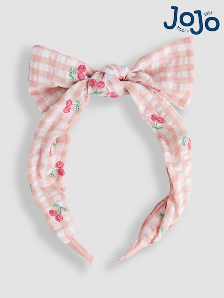 JoJo Maman Bébé Gingham Bow Hairband (AV1793) | 11 €