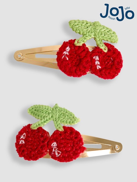 JoJo Maman Bébé Red 2-Pack Crochet Clips (AV1796) | $11