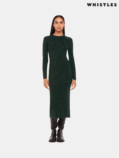 Whistles Petite Annie Sparkle Knit Dress (AV1808) | €203