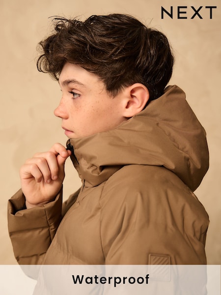 Neutrale Farbe - Waterproof Midweight Hooded Jacket (3-17yrs) (AV2066) | 48 € - 62 €