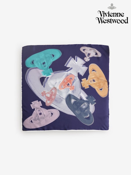 Vivienne Westwood Blue Halftone Orbs Square 90x90 (AV2208) | 367 €