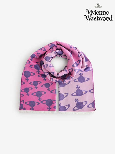Vivienne Westwood Pink Hilma Orb Scarf 45x190 (AV2211) | 328 €