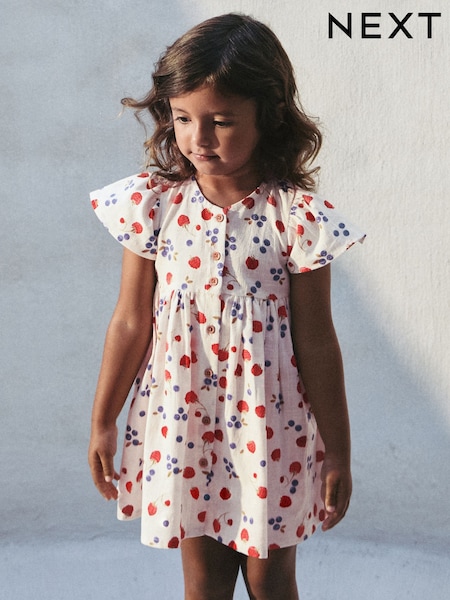 Fruit Print Button Up Summer Dress (3mths-10yrs) (AV2408) | €17 - €21