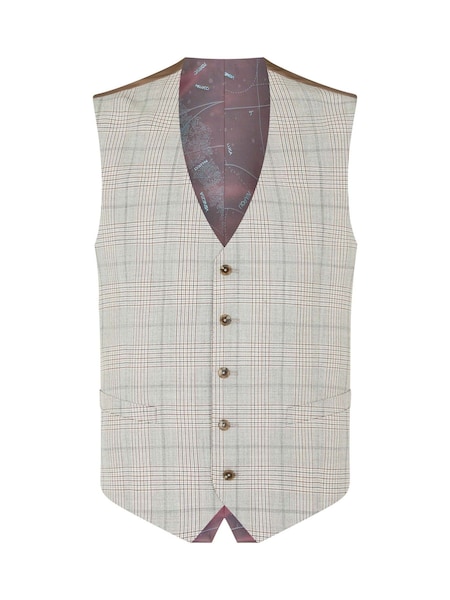Remus Uomo Grey Tapered Fit Wool-Rich Waistcoat (AV2428) | €49
