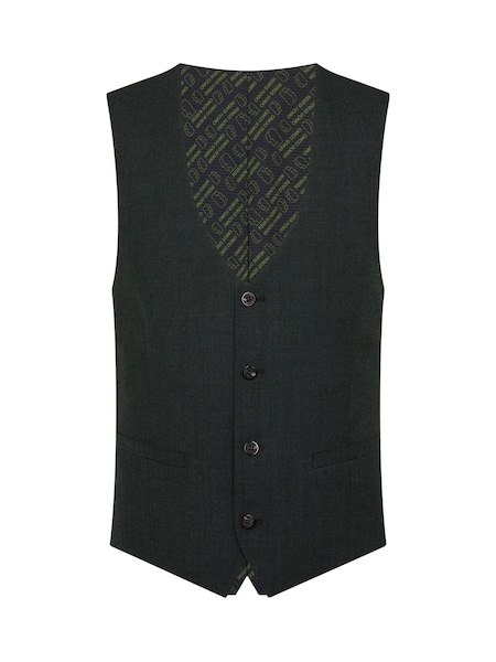 Remus Uomo Green Tapered Fit Stretch Waistcoat (AV2430) | €45