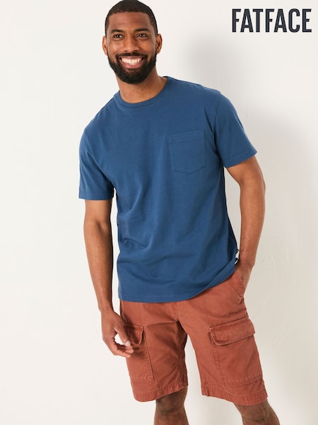 FatFace Cove French Navy Cove Pocket Tshirt (AV2522) | AED146