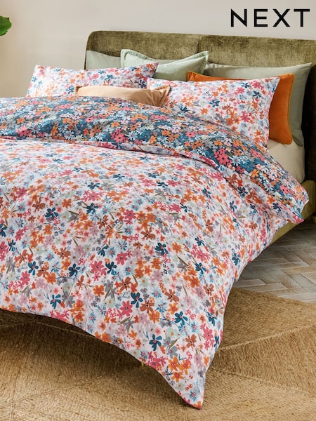 100% Cotton Reversible Printed Duvet Cover and Pillowcase Set (AV2527) | €22 - €55