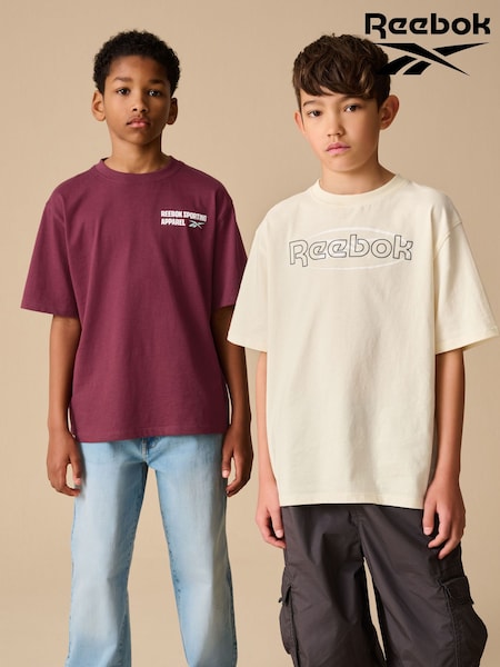 Reebok Oversized Boys Graphic T-Shirts 2 Pack (AV2594) | €22.50 - €31