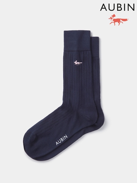 Aubin Blue Waythe Socks (AV2702) | 69 QAR
