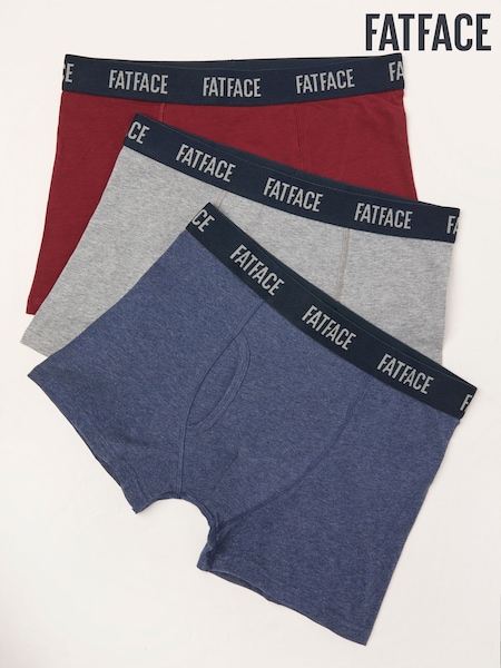 FatFace 3 PAIRS OF PLAIN BOXERS (AV2740) | €40
