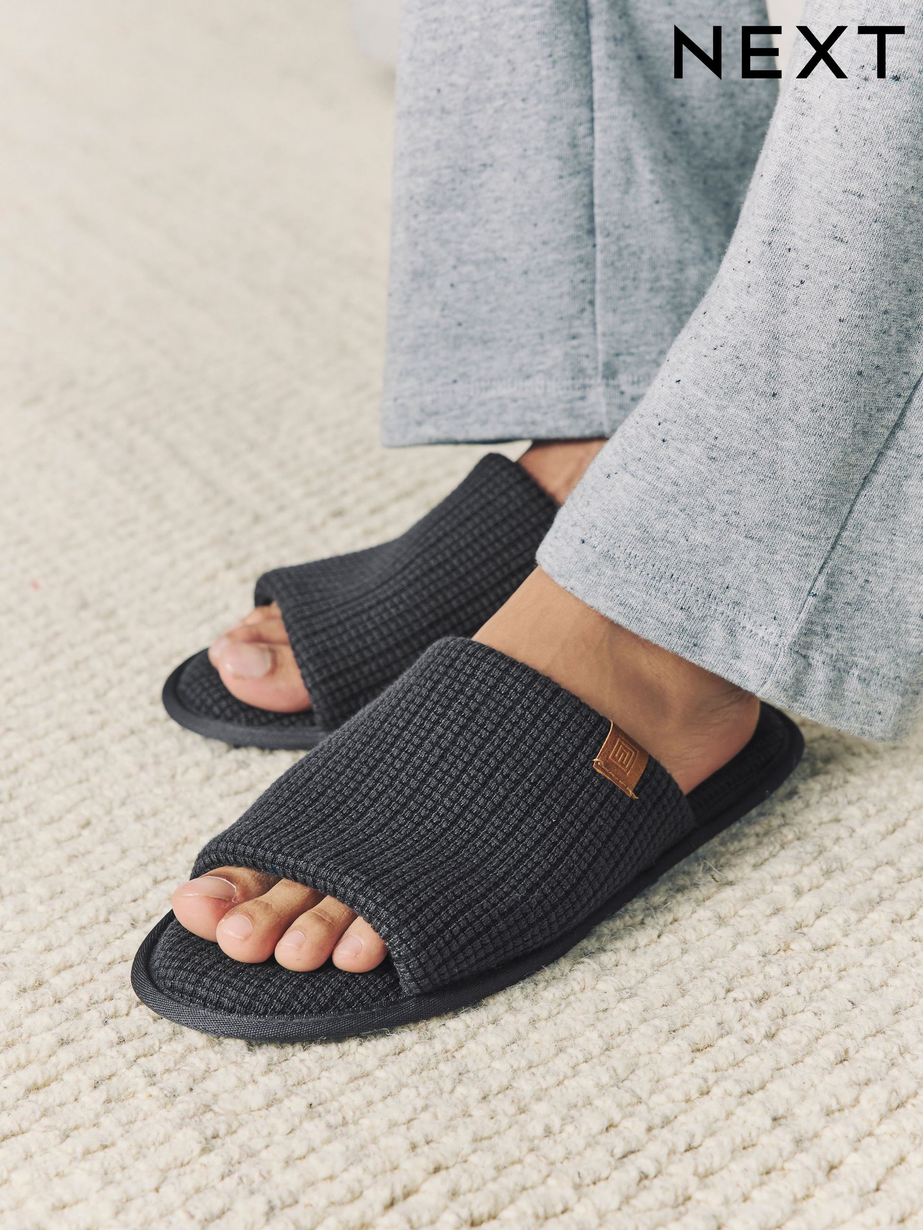 Mens Slippers | Mens Knitted \u0026 Slip On Slippers | Next Netherlands