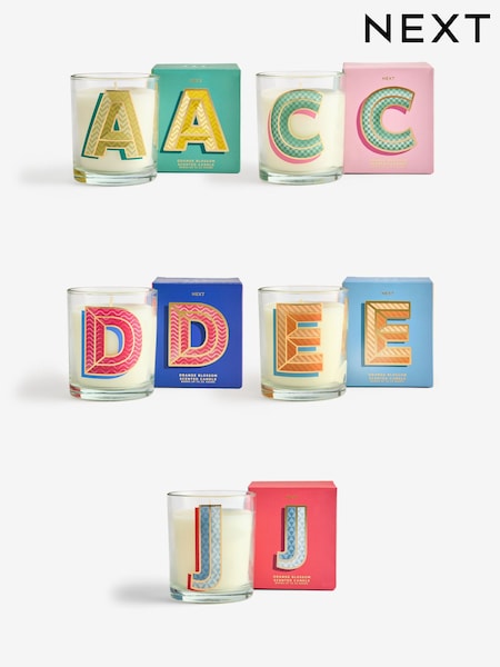 Multi Monogram Orange Blossom Candle (AV2919) | €7.50