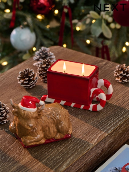 Natural Christmas Hamish Decorative Festive Spice Candle (AV2932) | €21