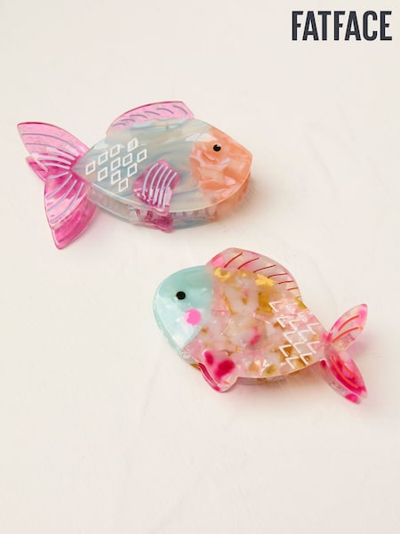 FatFace Fish Hair Clips 2 Pack (AV2957) | €22