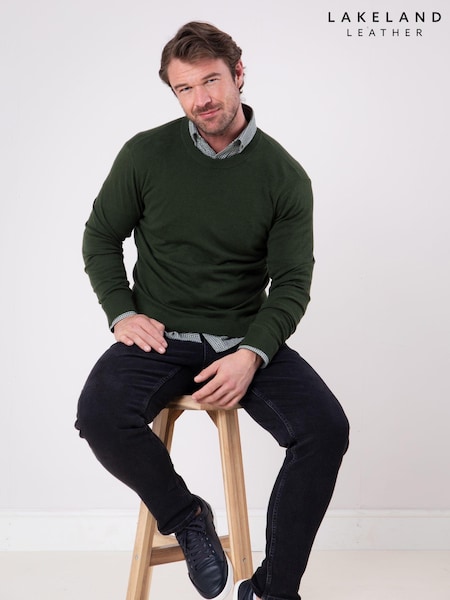 Lakeland Clothing Winster Crew Neck 100% Cotton Jumper (AV3020) | ₪277