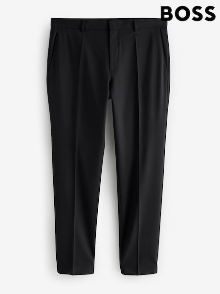 BOSS Black Regular Fit Wool Tuxedo Trousers (AV3132) | €197
