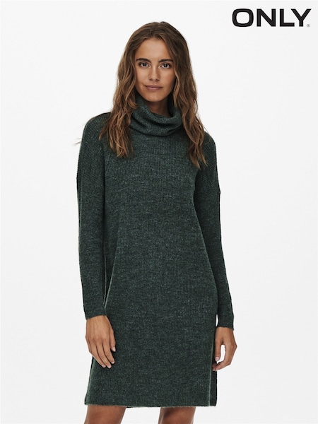 Only Roll Neck Knitted Jumper Dress (AV3428) | €50