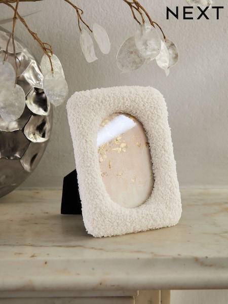 Neutral Boucle Fabric Photo Frame (AV3476) | €18 - €24