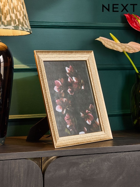 Gold Thatched Texture Photo Frame (AV3478) | €6 - €10