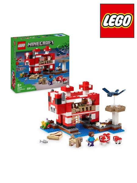 Lego Minecraft The Mooshroom House Toy Playset 21270 (AV3630) | €60