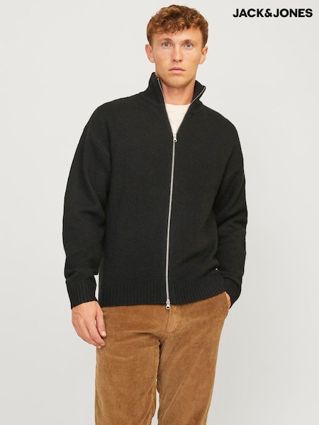 JACK & JONES Zip Up Knitted Cardigan (AV3677) | € 30